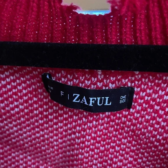 Cropped sweater with stars - Picture 4 of 4